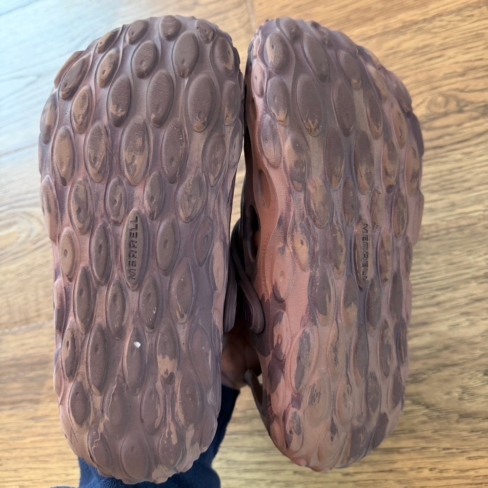 NWOT Merrell Hydro Moc Hiking Slippers Burlwood Men's 4.5 Women's 6 Purple - Picture 5 of 5